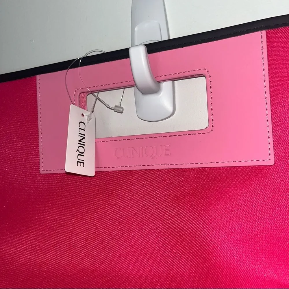 Clinique hot pink Tote Limited Edition